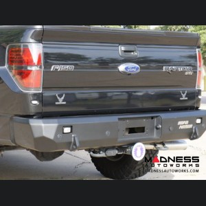 Ford F-150 Stealth Rear Winch Bumper - Raw Steel WARN M8000 Or 9.5xp